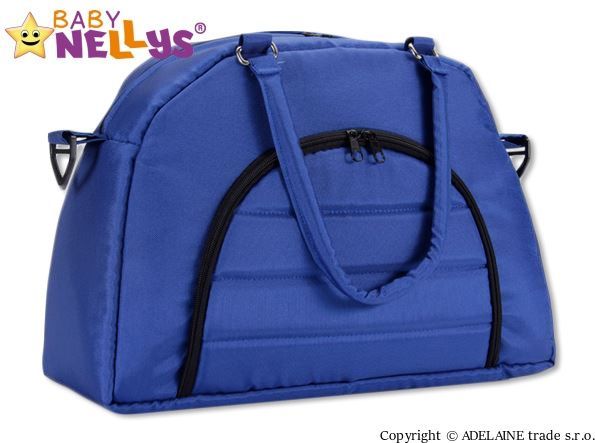 Taška na kočárek Baby Nellys ® ADELA LUX -granátová/tm.modrá - obrázek 1