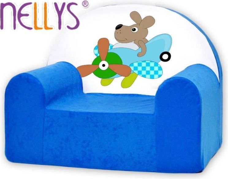 Dětské křesílko/pohovečka Nellys ® - Pilot/letatýlko - obrázek 1