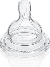Avent Airflex 3 otvory střední průtok dudlík silikon 2 ks - obrázek 1