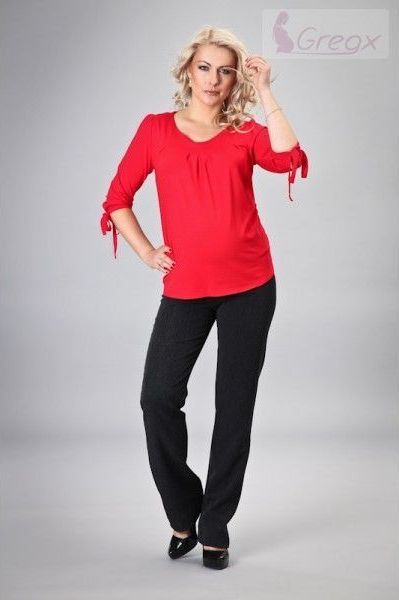 Elegantní kalhoty SAPO - černá - XXL (44) - obrázek 1