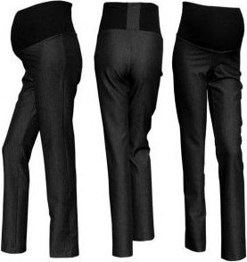 Elegantní kalhoty SAPO - černá - XXL (44) - obrázek 4