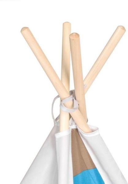 Stan pro děti teepee, týpí - modrý - obrázek 3