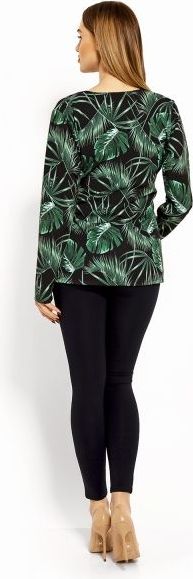 Zavinovací těhotenská, kojící halenka Printy jungle, L/XL - VYPRANÉ ZÁKAZNÍKEM. - L/XL - obrázek 3