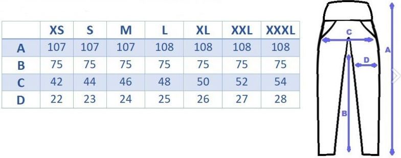 Těhotenské legíny,džegíny - černé - XL (42) - obrázek 4