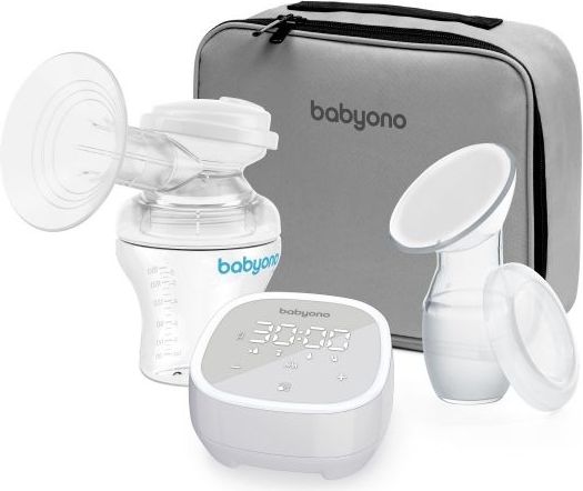 BABYONO Odsávačka mateřského mléka elektronická -5 režimů - obrázek 1
