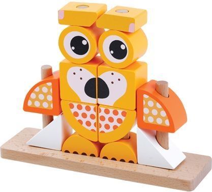 Adam Toys Dřevěná navlékačka pejsek - obrázek 1