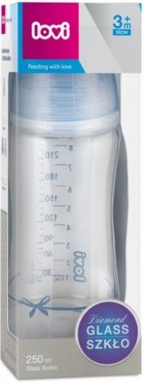 LOVI Lahev LOVI skleněná 250 ml BABY SHOWER kluk - obrázek 2