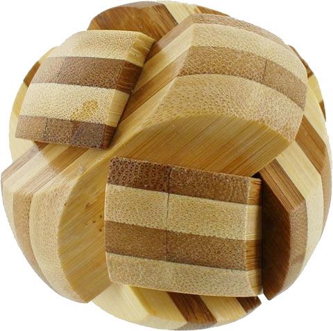 Bambusový hlavolam: Koule - obrázek 1