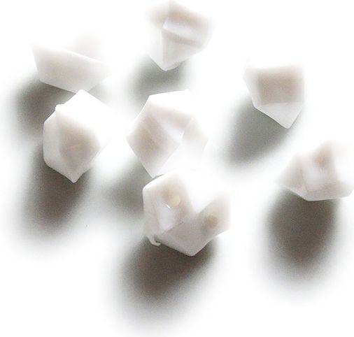 Hrací kameny - krystaly - bílé - obrázek 1