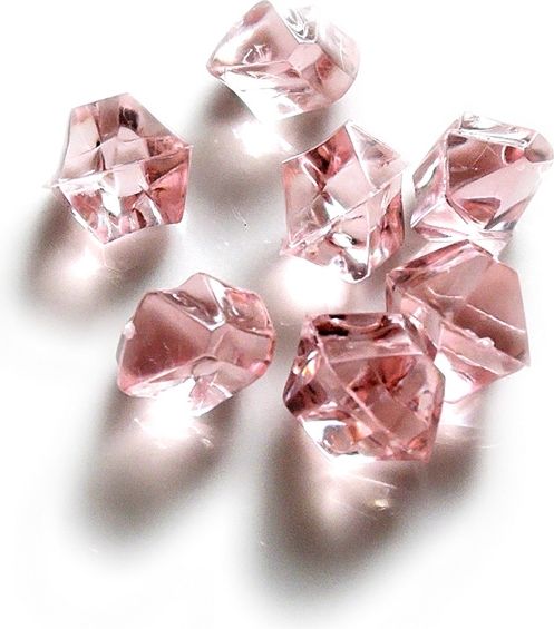 Hrací kameny - krystaly - růžové - obrázek 1