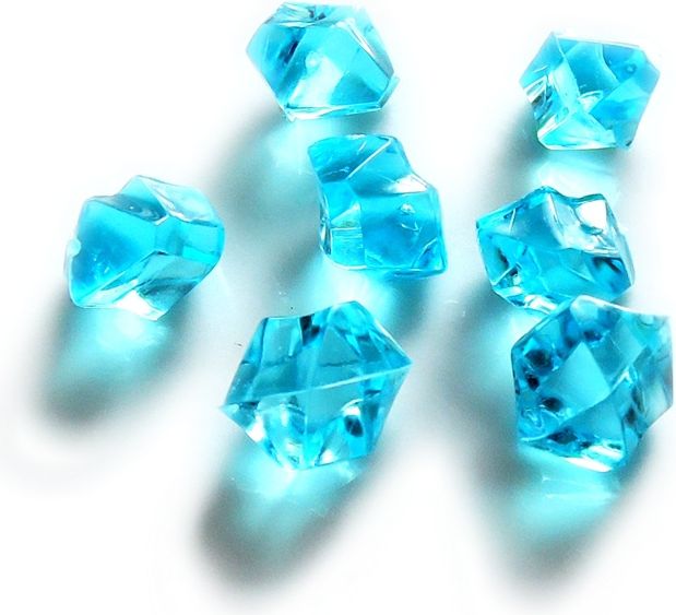 Hrací kameny - krystaly - akvamarín - obrázek 1