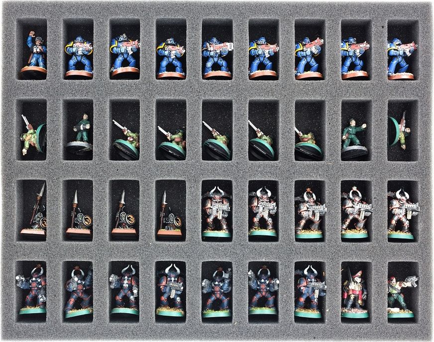 Pěnový pořadač pro miniatury (35 mm, 36 slotů) - obrázek 1