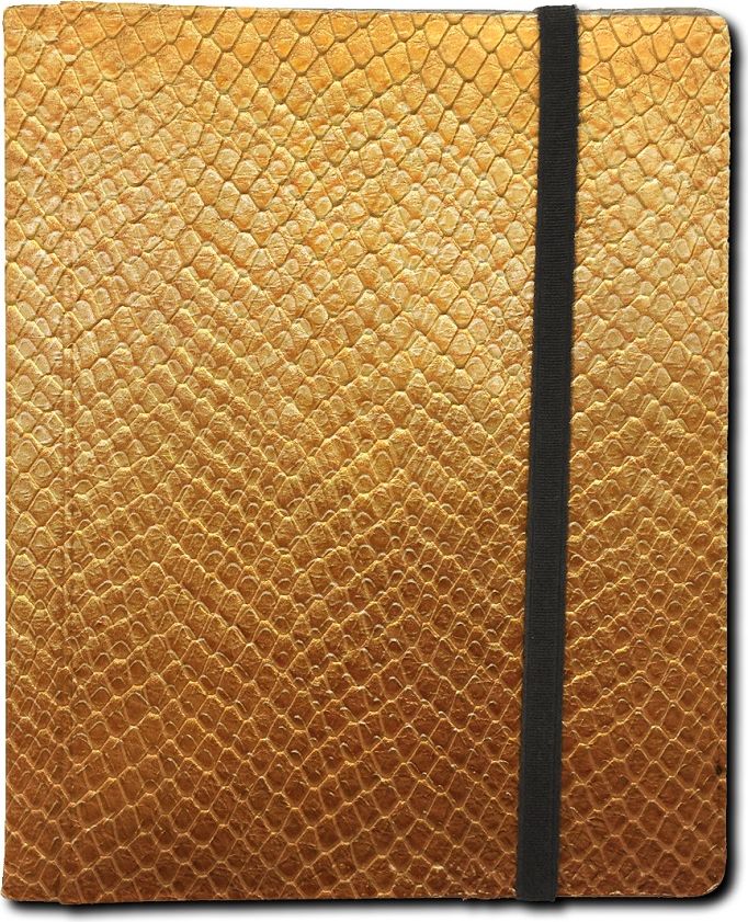 Album na karty Legion - 4 Pocket Dragonhide - zlatý - obrázek 1