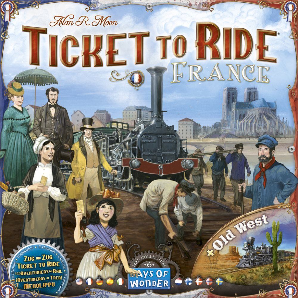 Days of Wonder Ticket to Ride - France & Old West: Map Collection 6 - obrázek 2