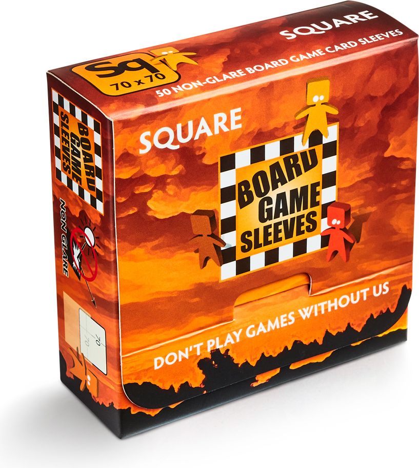 Board Games Sleeves - 50 Square Size 70x70mm non-glare - obrázek 1