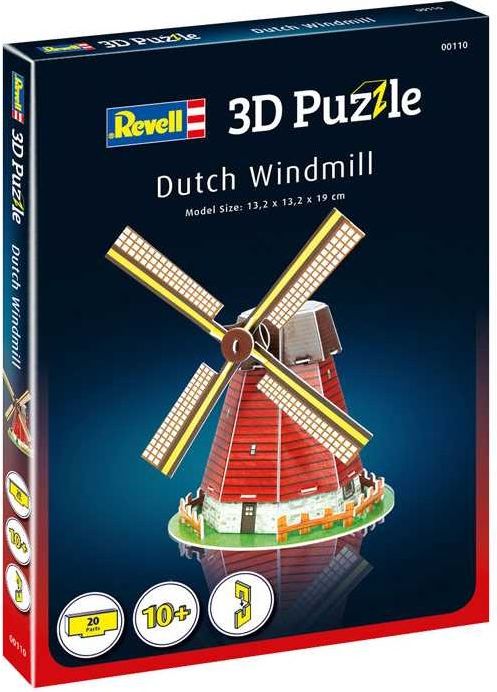 Revell 3D Puzzle Dutch Windmill - obrázek 1