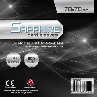 Sapphire Black - 100 ks (70x70mm) - obrázek 1