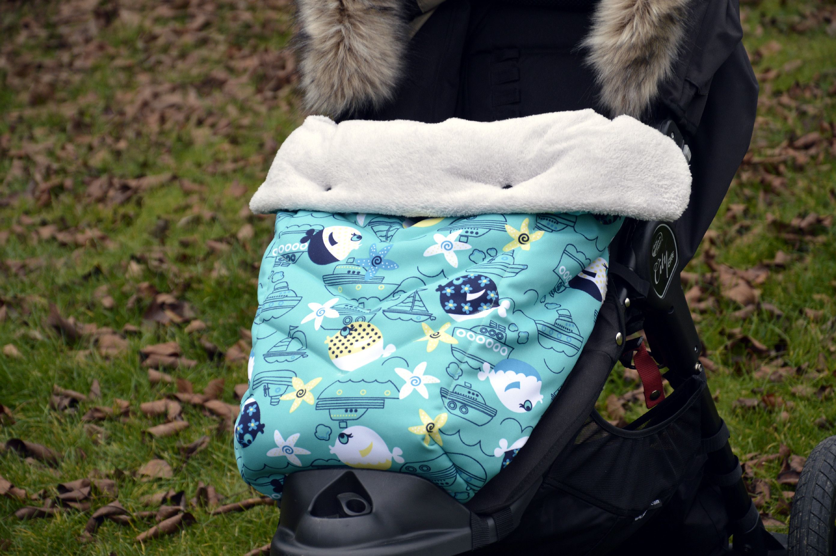 Ma-tata.cz Nánožník Varianta: podzim, zima - teplejší vatelín, fleece chlupatý - obrázek 3
