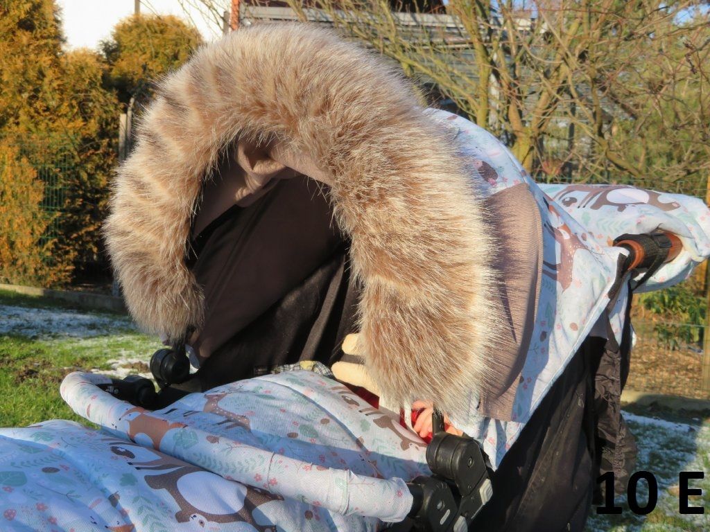 Ma-tata.cz Kožešinový lem na kočárek Barva: 10E - obrázek 1