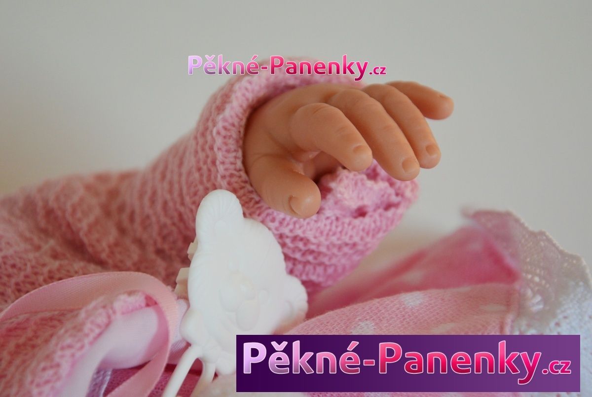 realistické miminko Berbesa Angeles s oblečkem 42 cm - obrázek 7