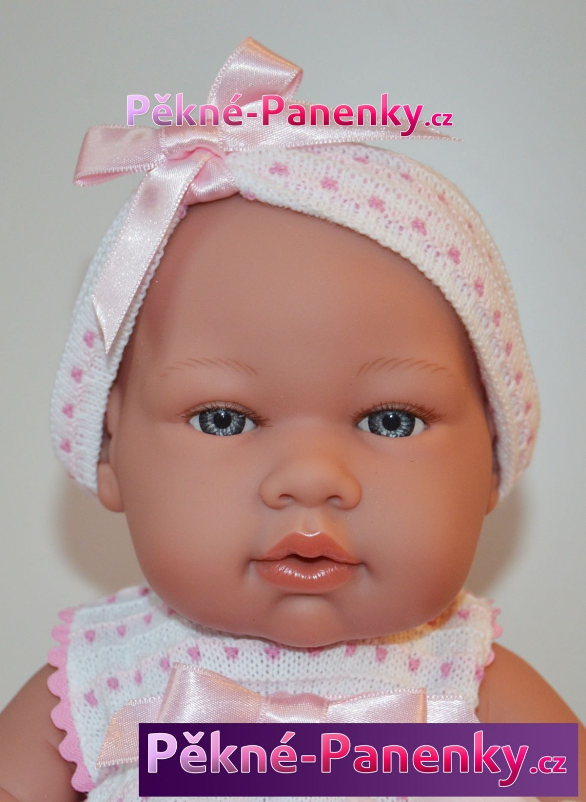 Realistické miminko Arias® s medvídkem 42cm - obrázek 1