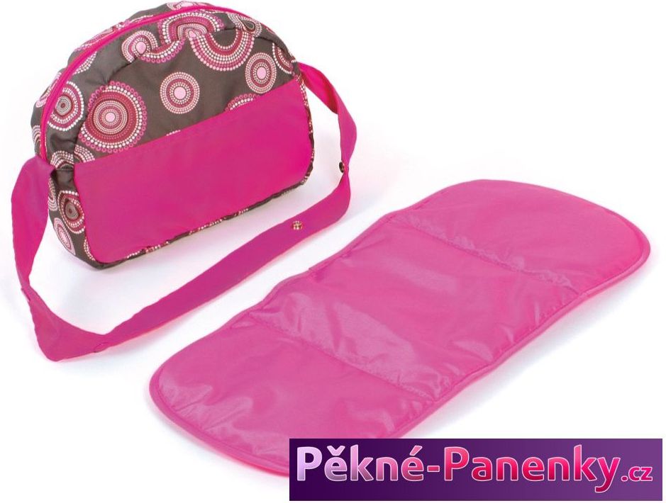 přebalovací taška na kočárek Bayer Chic Hot Pink pearls - obrázek 3
