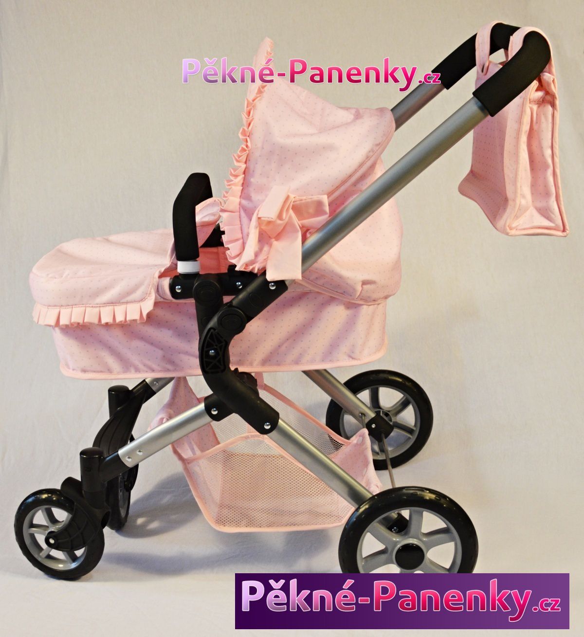 luxusní kvalitní kočárek pro panenku - obrázek 6