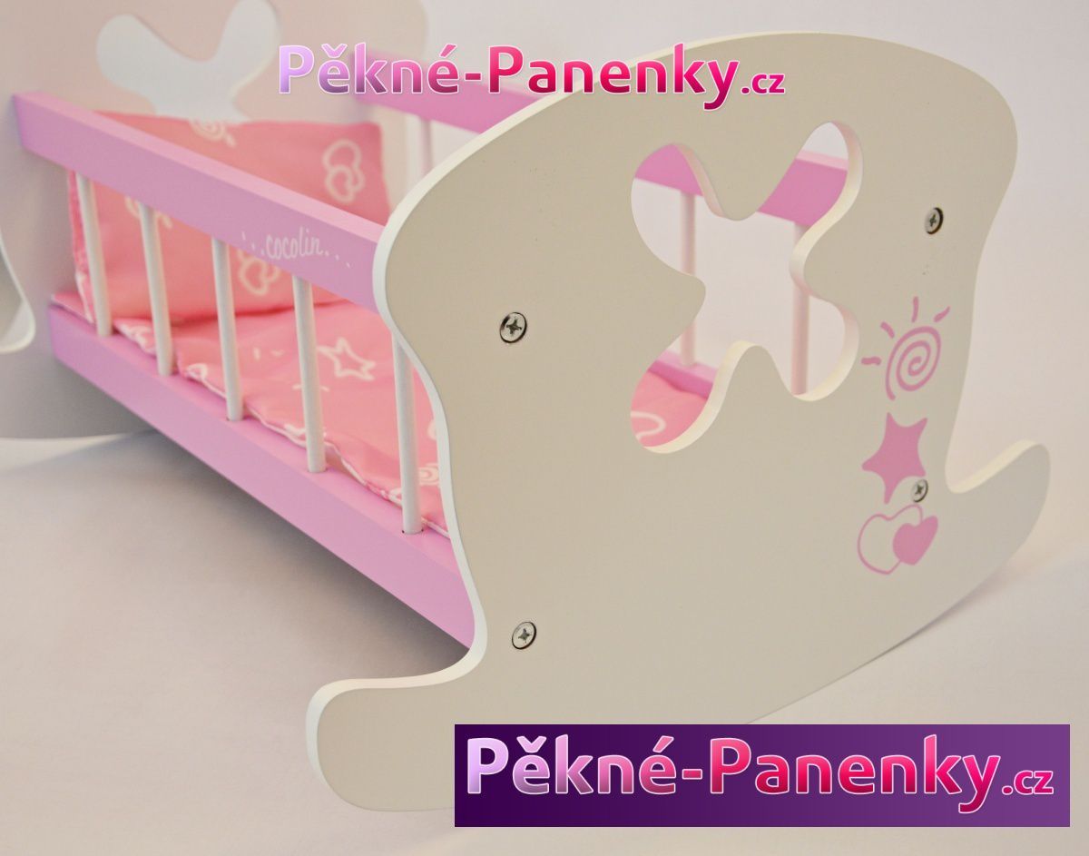 kolébka pro panenky Arias® růžová - obrázek 2