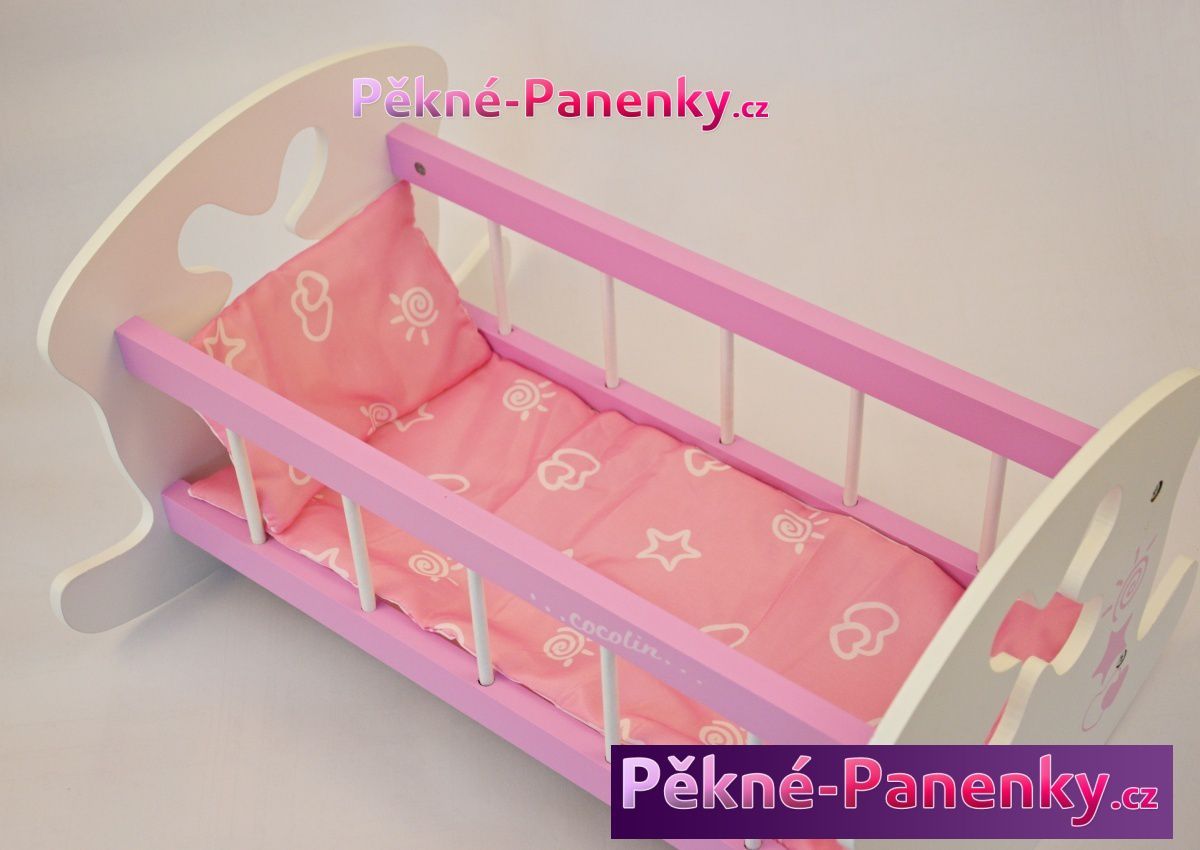 kolébka pro panenky Arias® růžová - obrázek 4