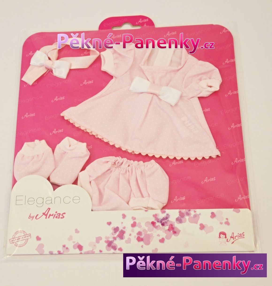 Oblečení pro panenky Arias® 33cm růžová - obrázek 1