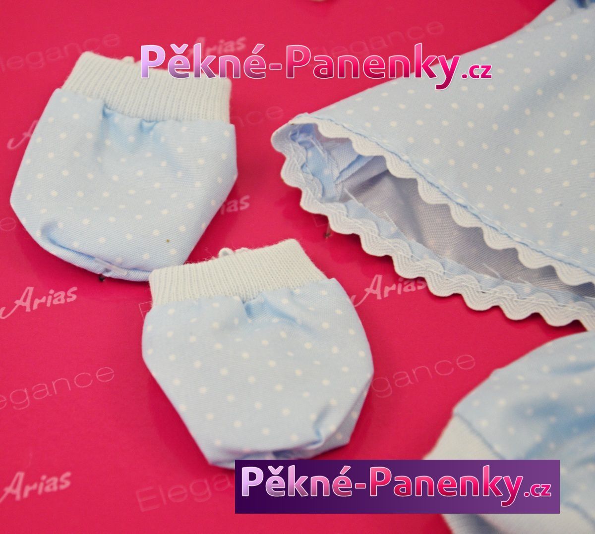 Oblečení pro panenky Arias® 33cm modrá - obrázek 3