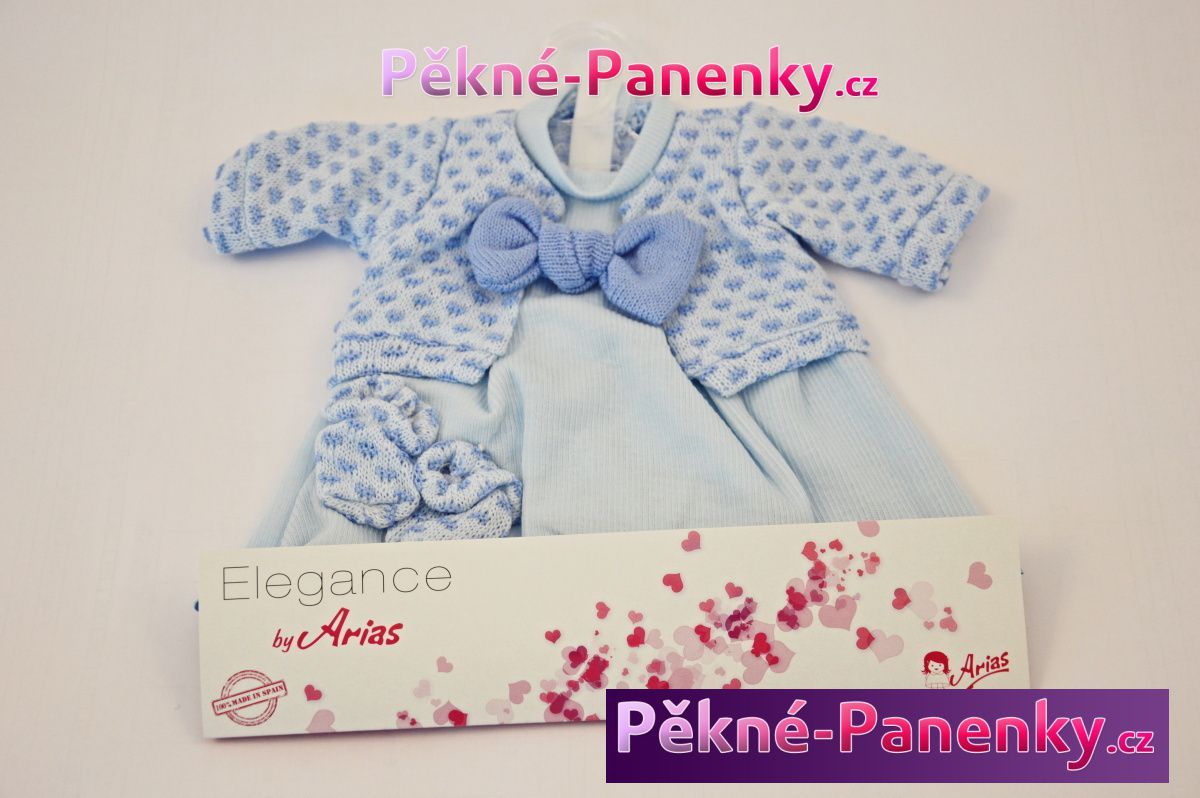 Oblečení pro panenky Arias® 42cm šatičky modré - obrázek 2