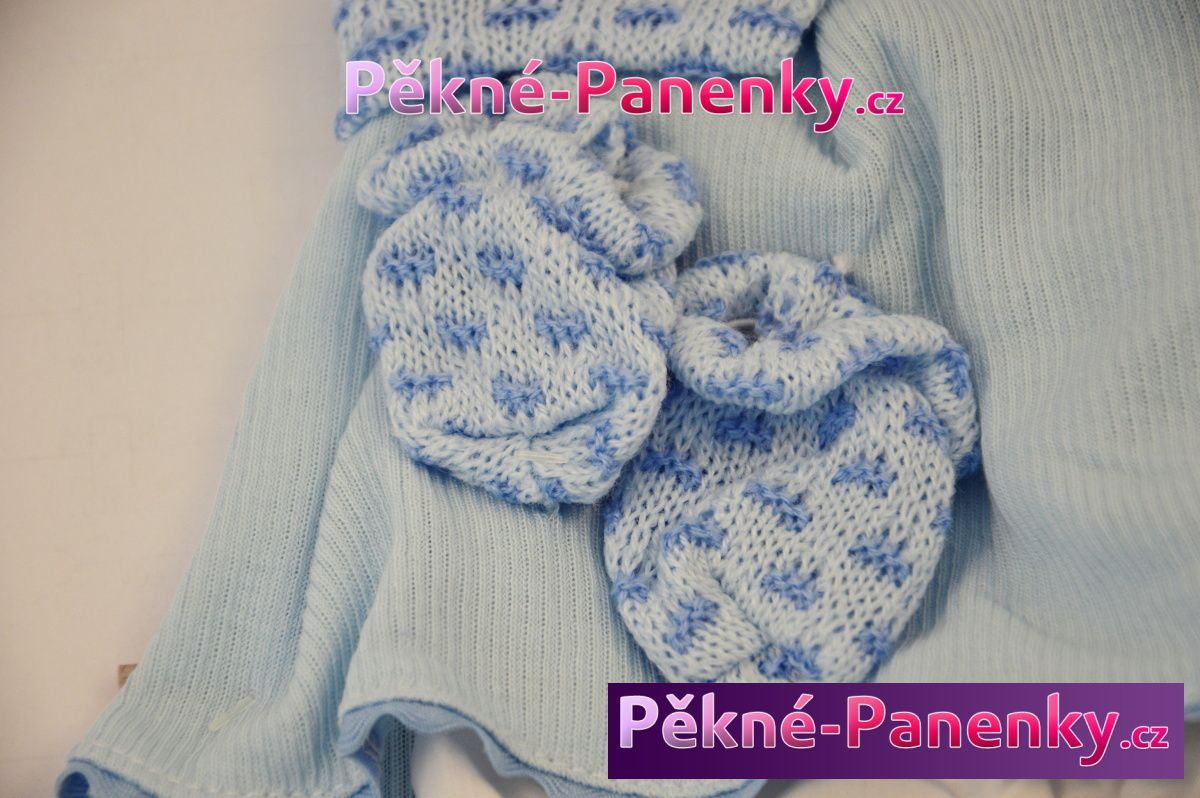 Oblečení pro panenky Arias® 42cm šatičky modré - obrázek 3