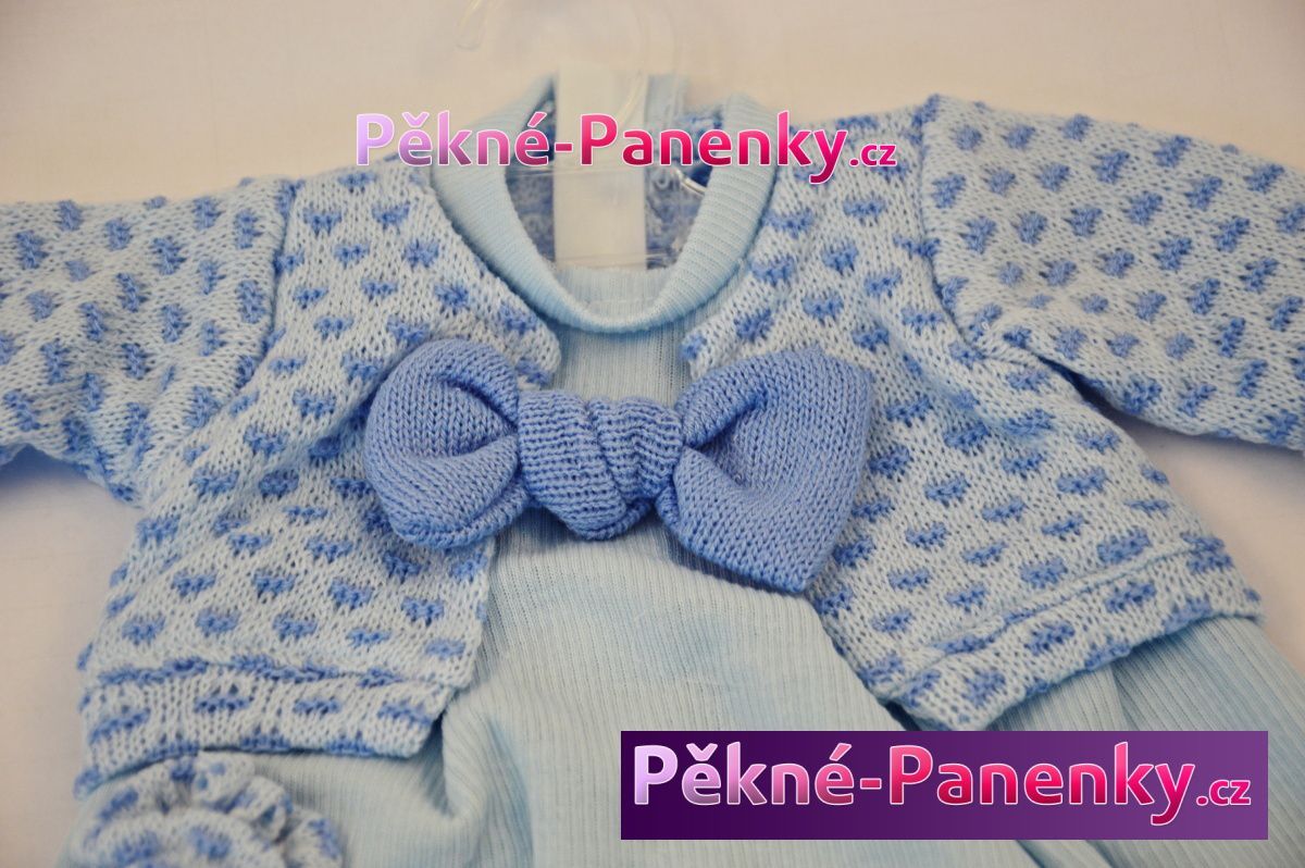 Oblečení pro panenky Arias® 42cm šatičky modré - obrázek 5