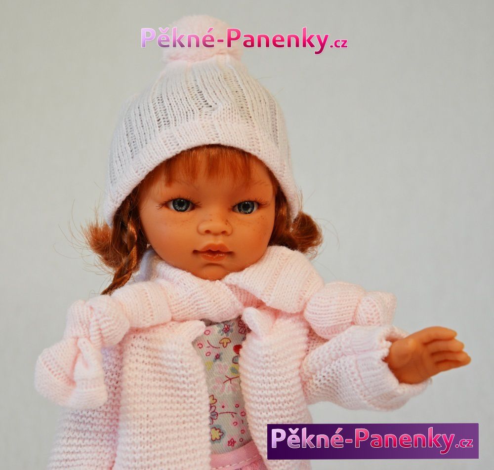 realistická panenka Antonio Juan® Emily se svetříkem 33cm - obrázek 2