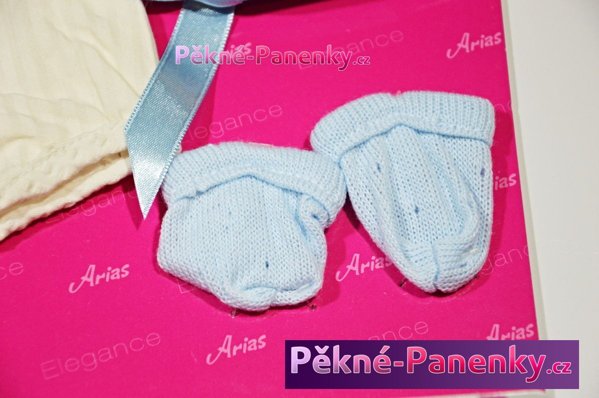 Oblečení pro panenky Arias® 33cm modro-bílé s čepičkou - obrázek 3