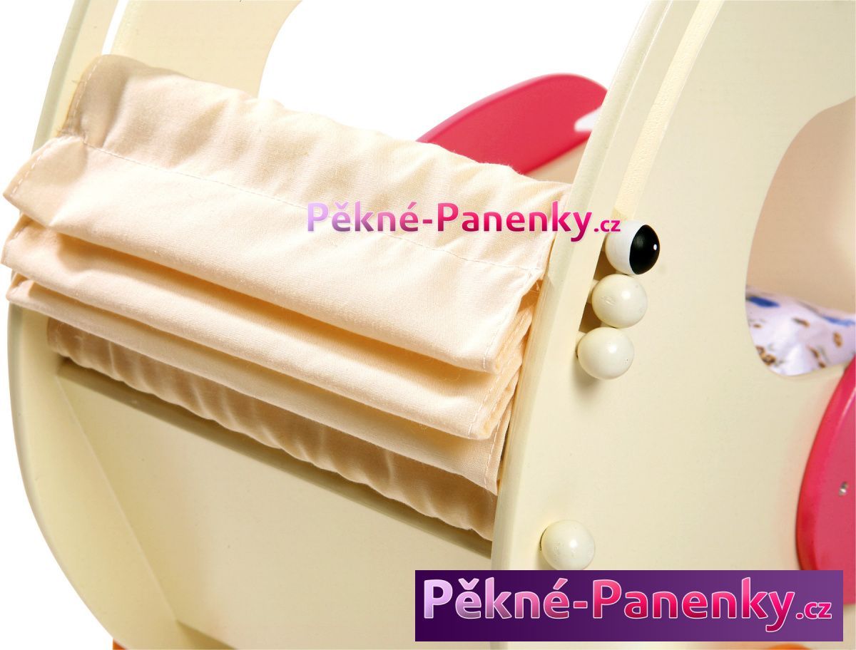 Legler dřevěný dětský kočárek pro panenky - husa - obrázek 4