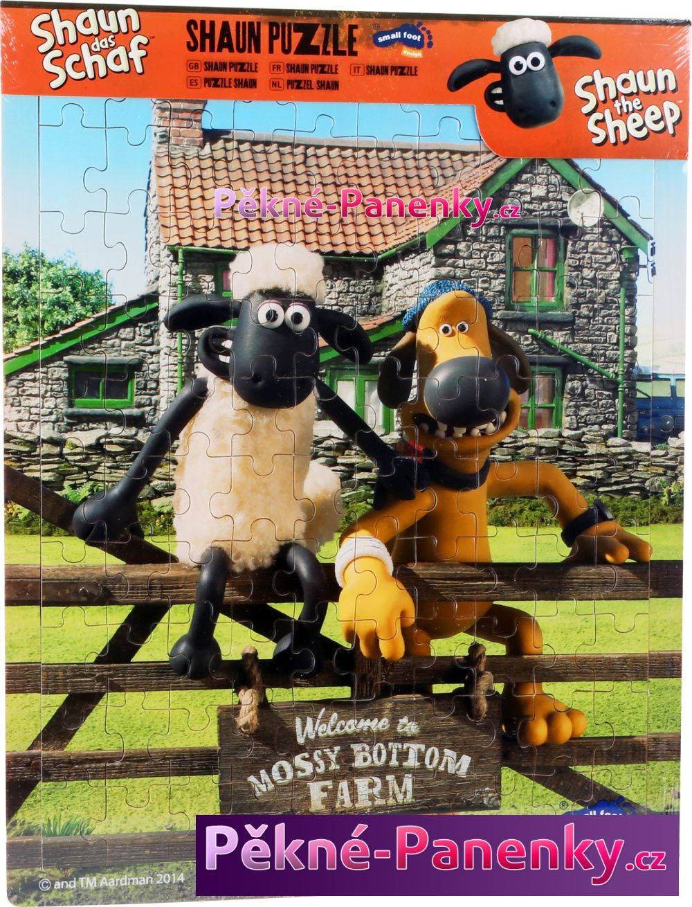 Legler Dřevená hračka puzzle ovečka Shaun - obrázek 1