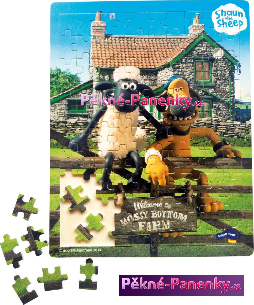 Legler Dřevená hračka puzzle ovečka Shaun - obrázek 2