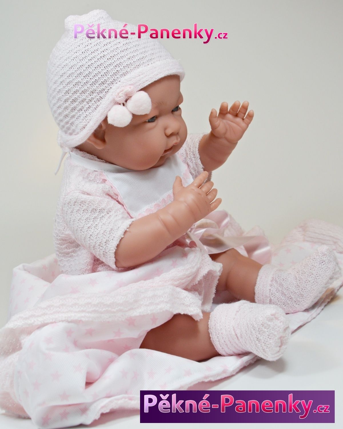 realistické miminko D´nenes Dolores 43cm - obrázek 1