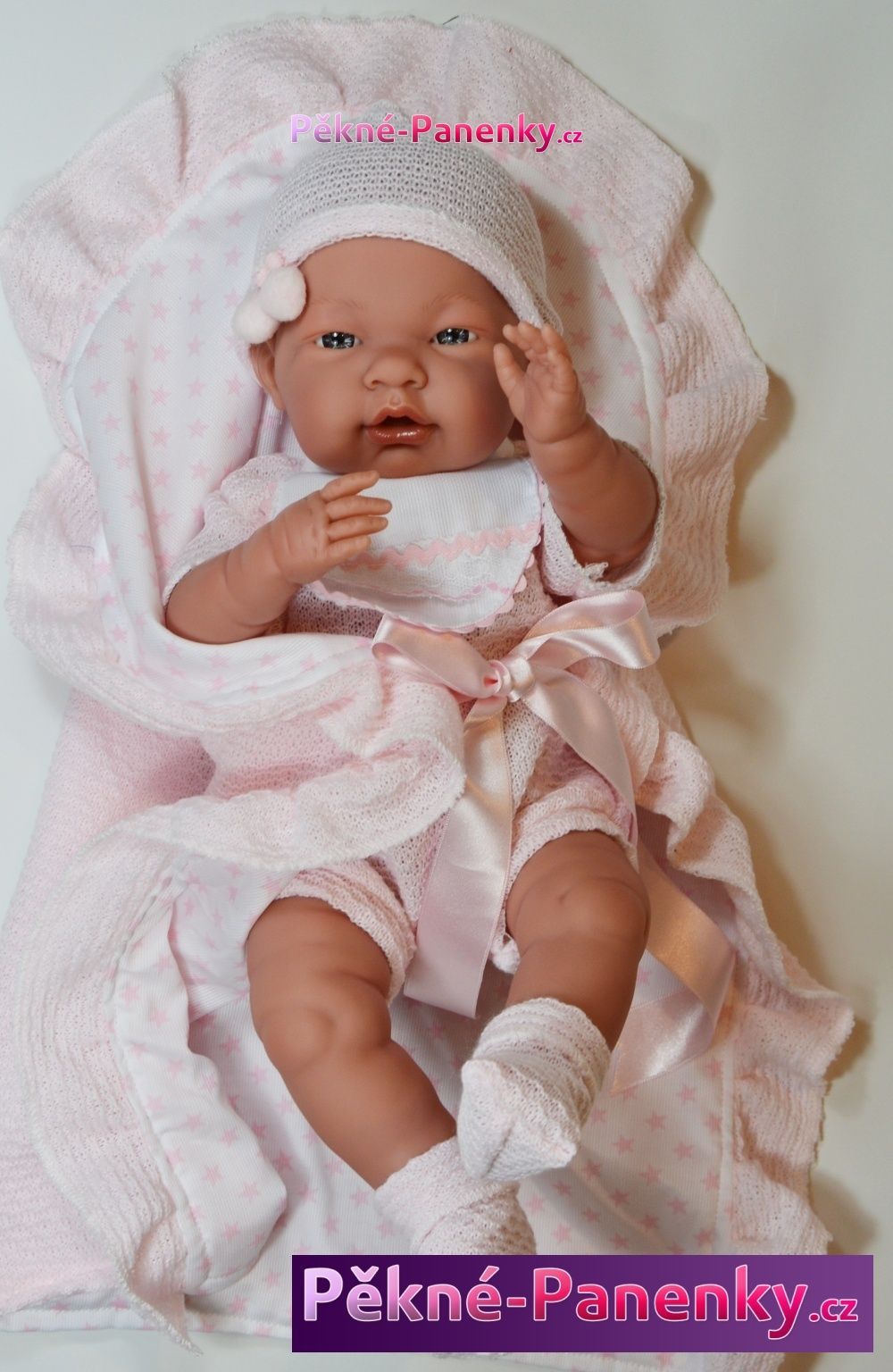 realistické miminko D´nenes Dolores 43cm - obrázek 6