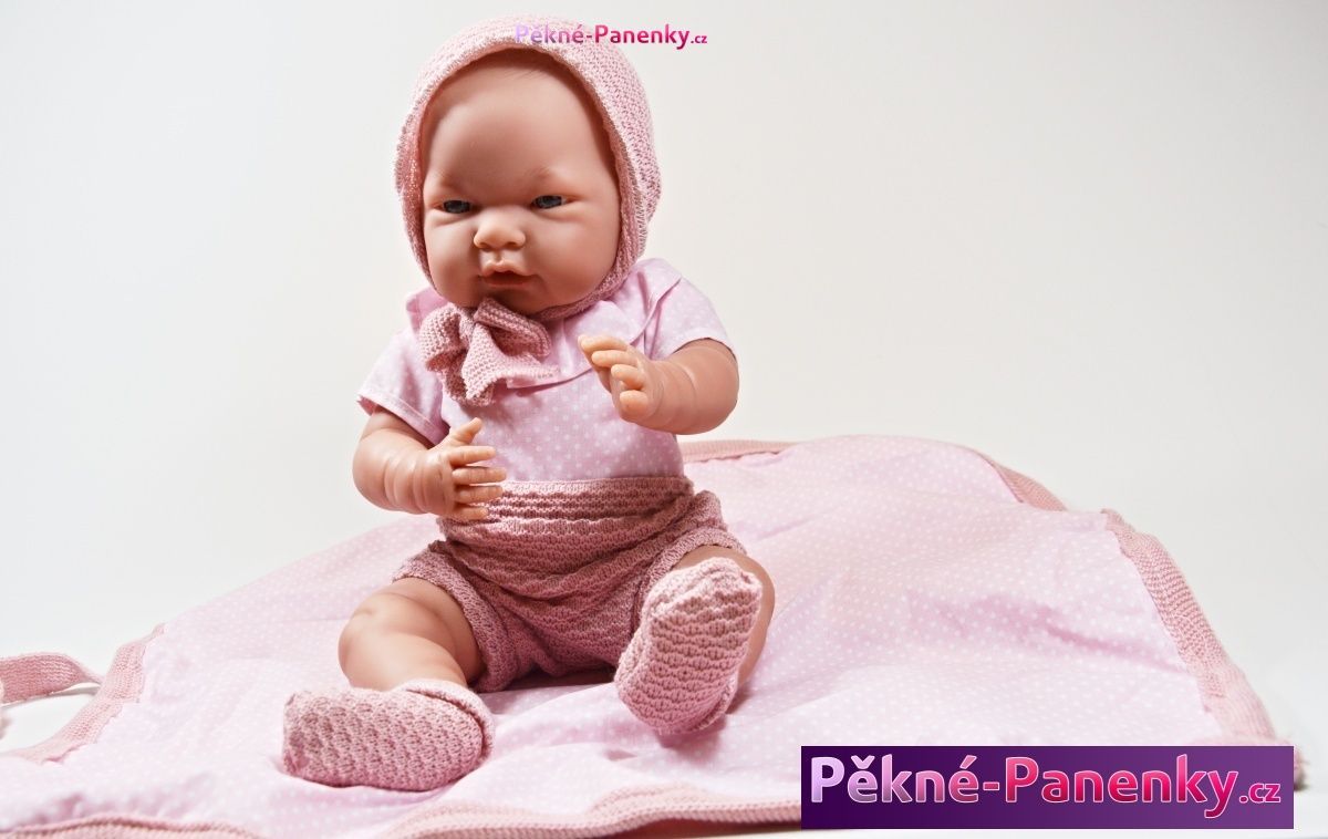 realistické miminko D´nenes Isabel 43cm - obrázek 5