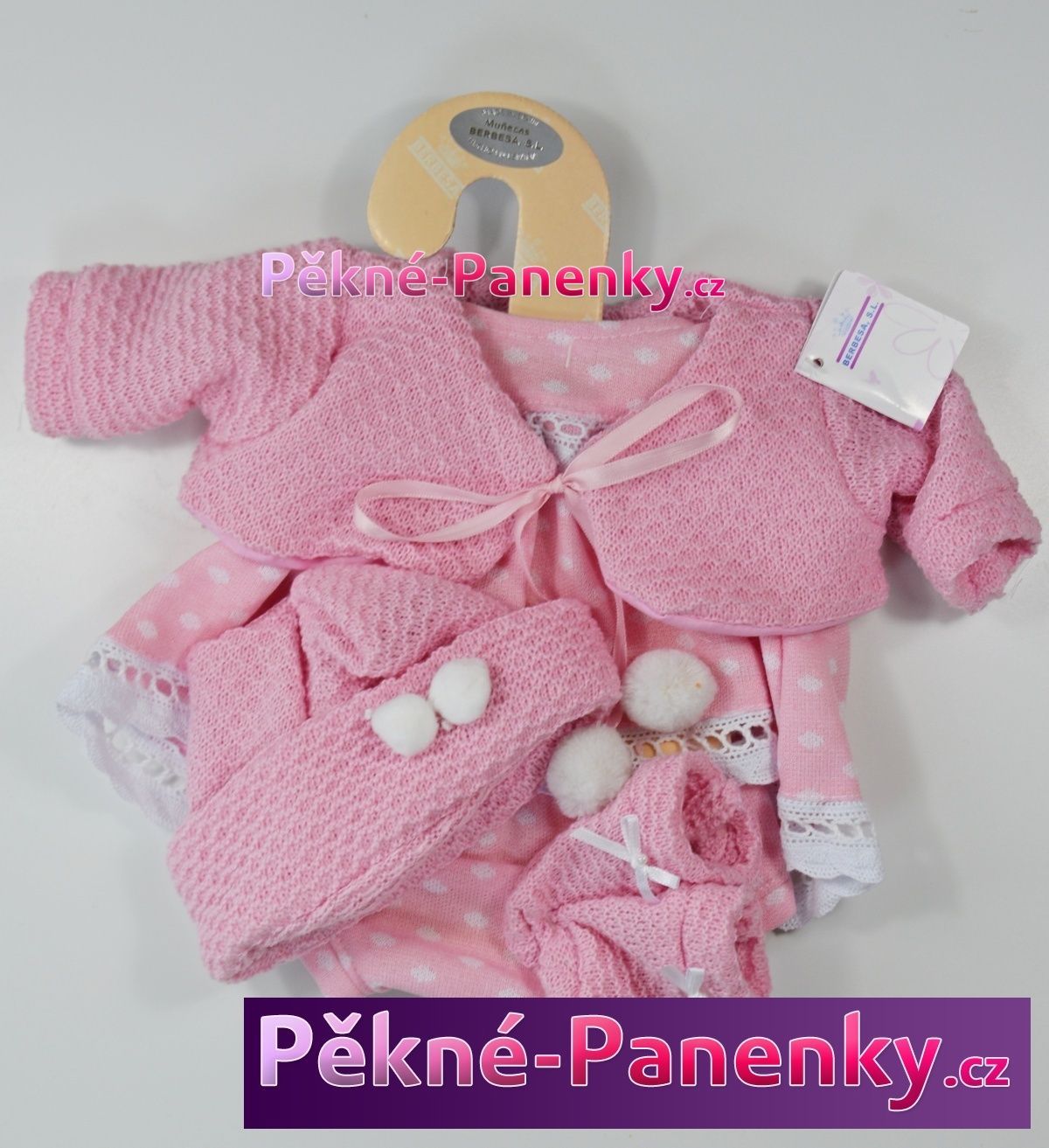 Oblečení pro panenky Berbesa® 42cm Angels růžové - obrázek 1