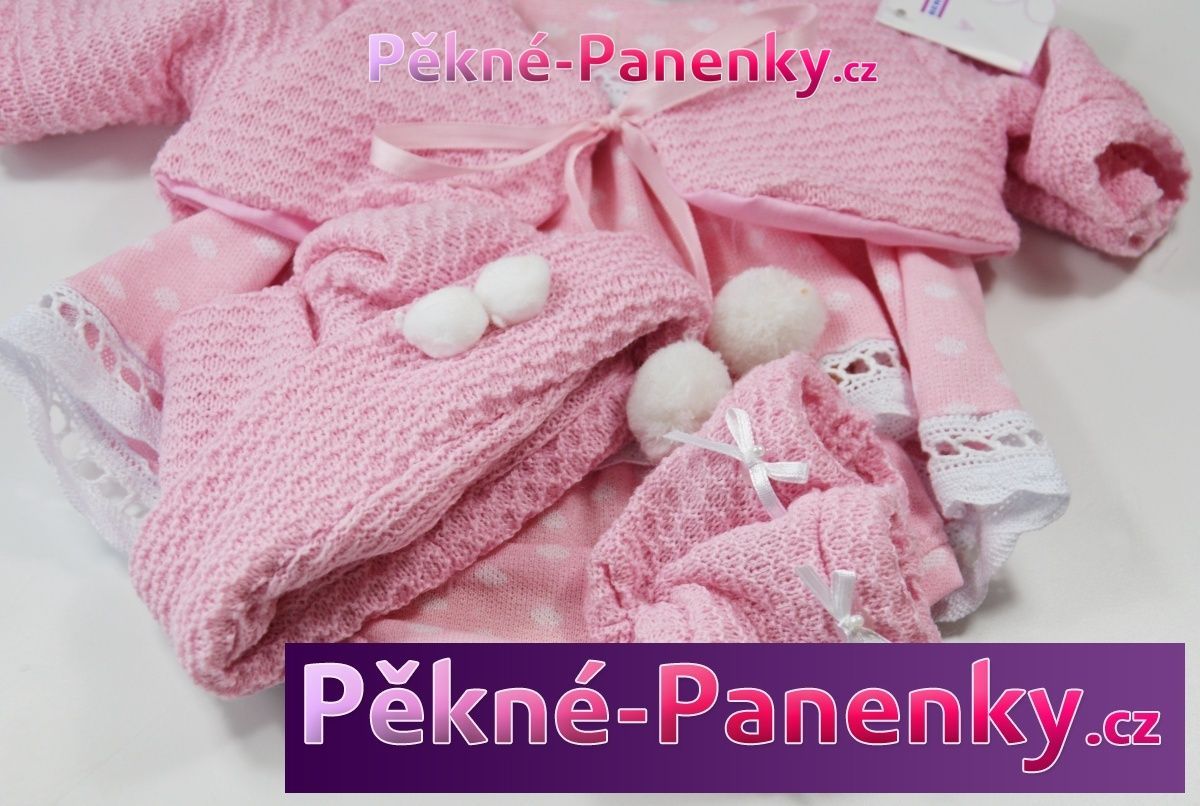 Oblečení pro panenky Berbesa® 42cm Angels růžové - obrázek 2