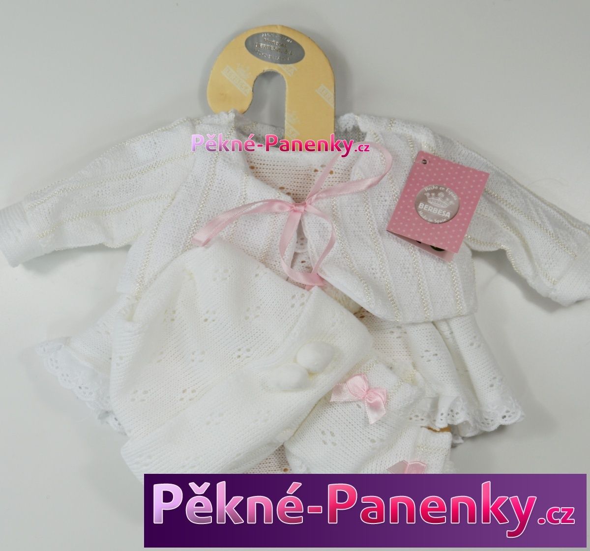 Oblečení pro panenky Berbesa® 42cm Angels bílé - obrázek 1