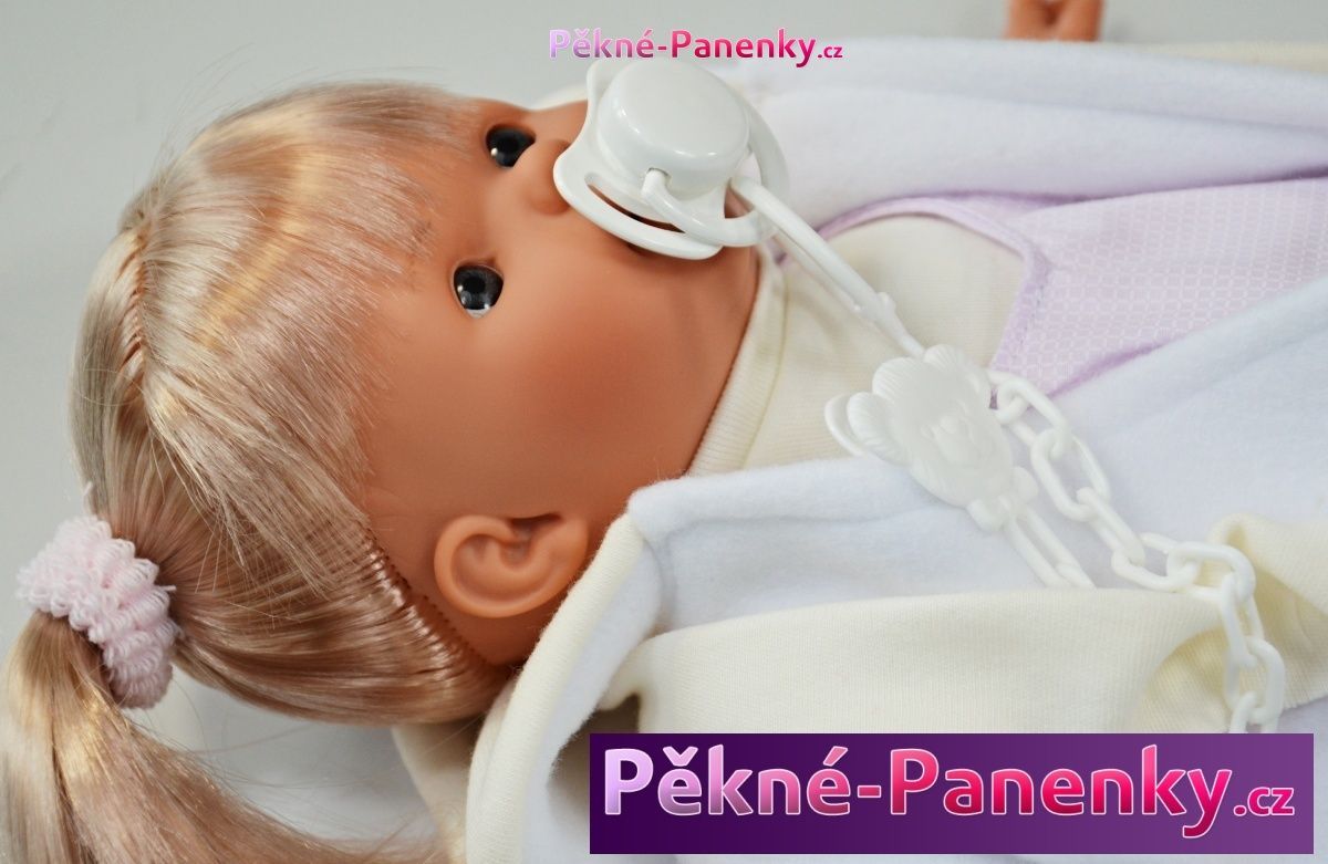 Mluvící panenka Toyse® Lisa bílá 38cm - obrázek 8