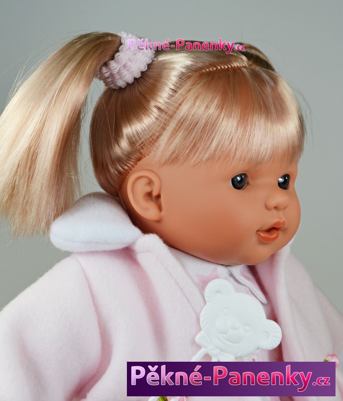 Mluvící panenka Toyse® Lisa růžová 38cm - obrázek 2