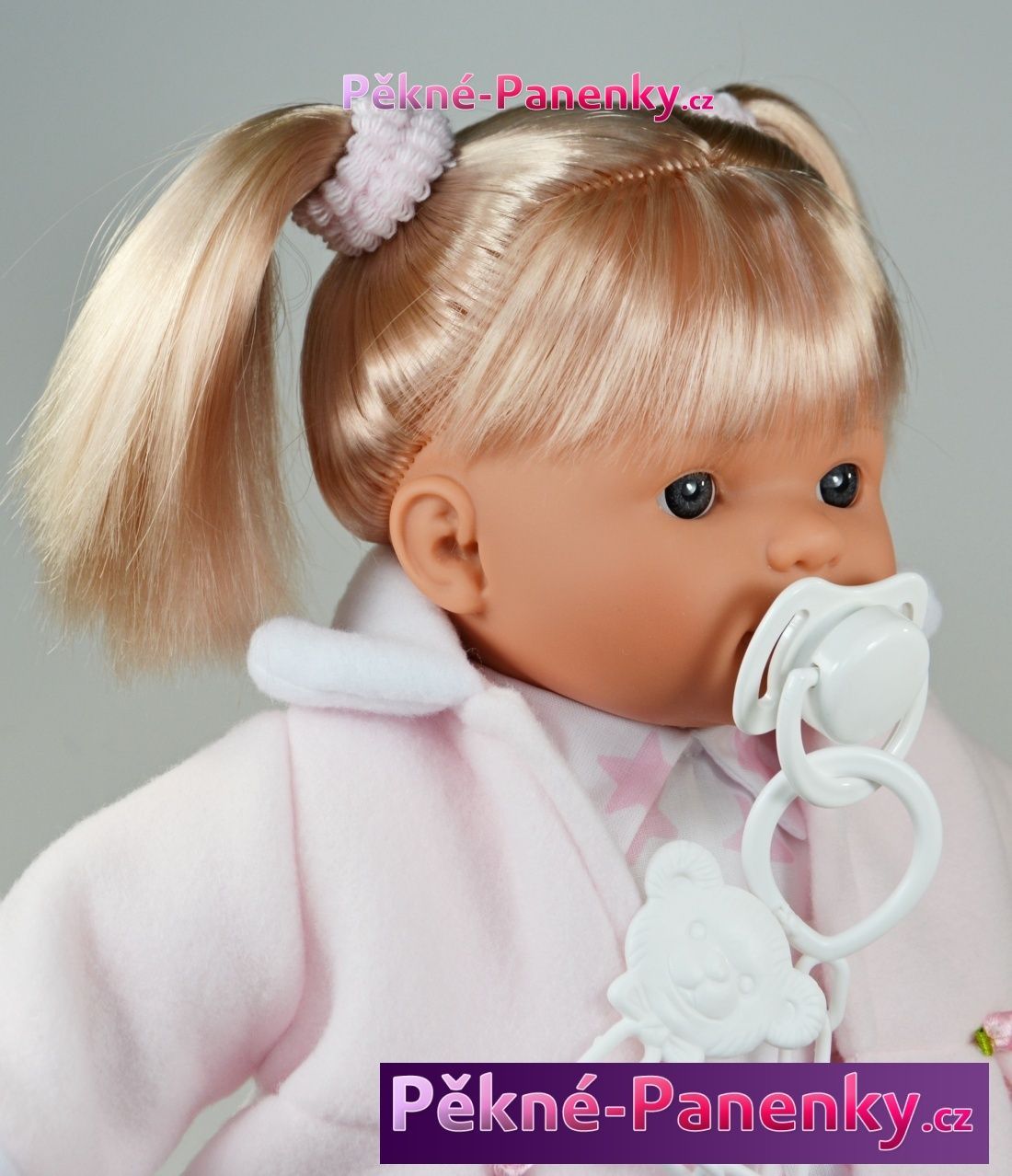 Mluvící panenka Toyse® Lisa růžová 38cm - obrázek 5