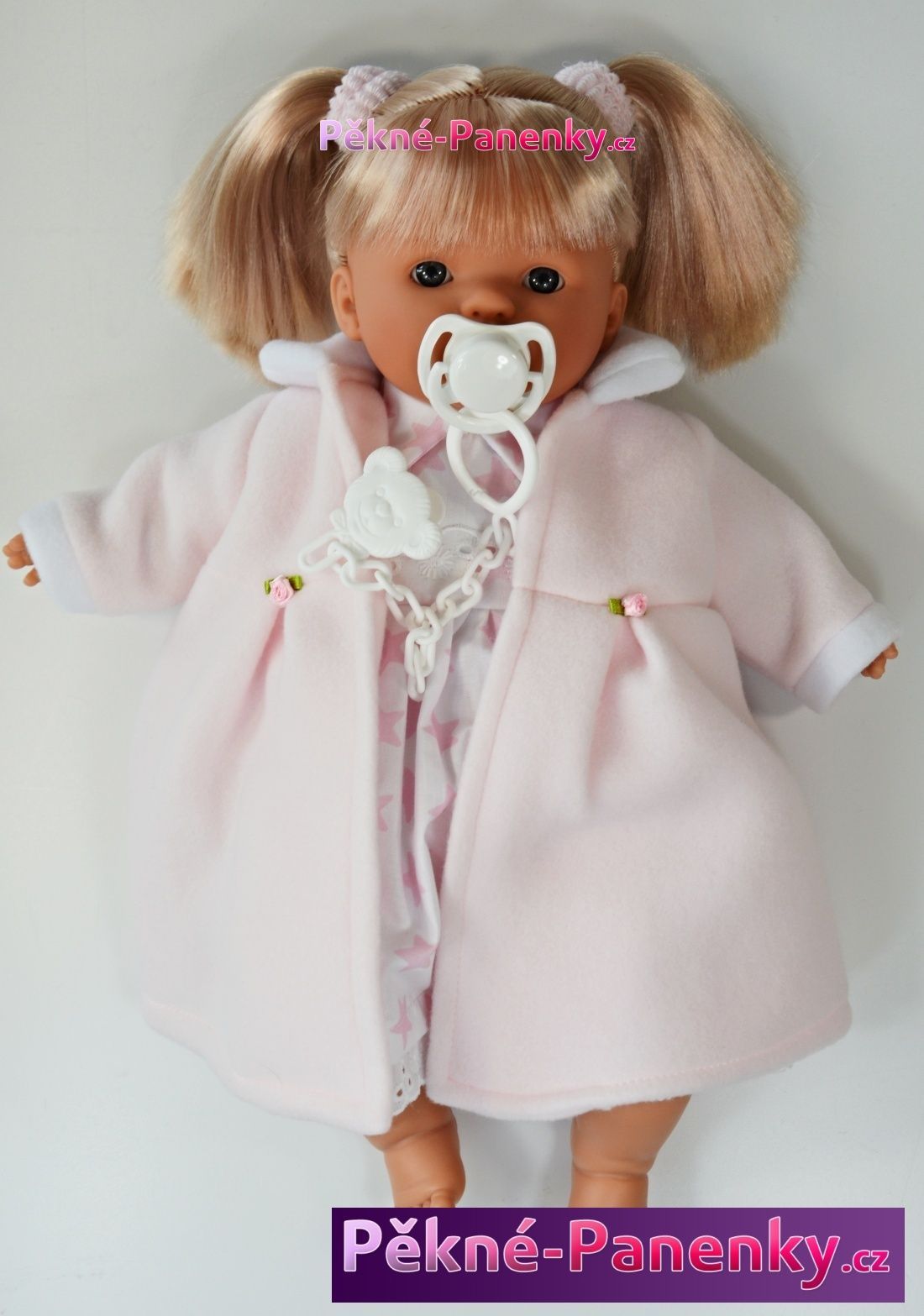 Mluvící panenka Toyse® Lisa růžová 38cm - obrázek 6