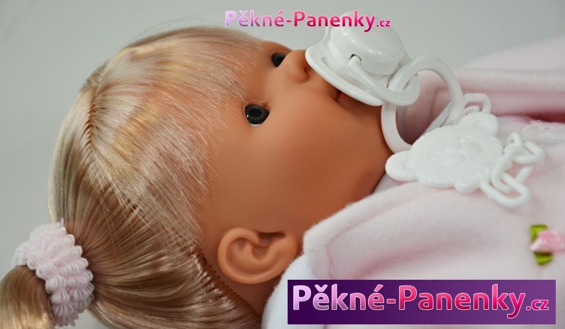 Mluvící panenka Toyse® Lisa růžová 38cm - obrázek 9